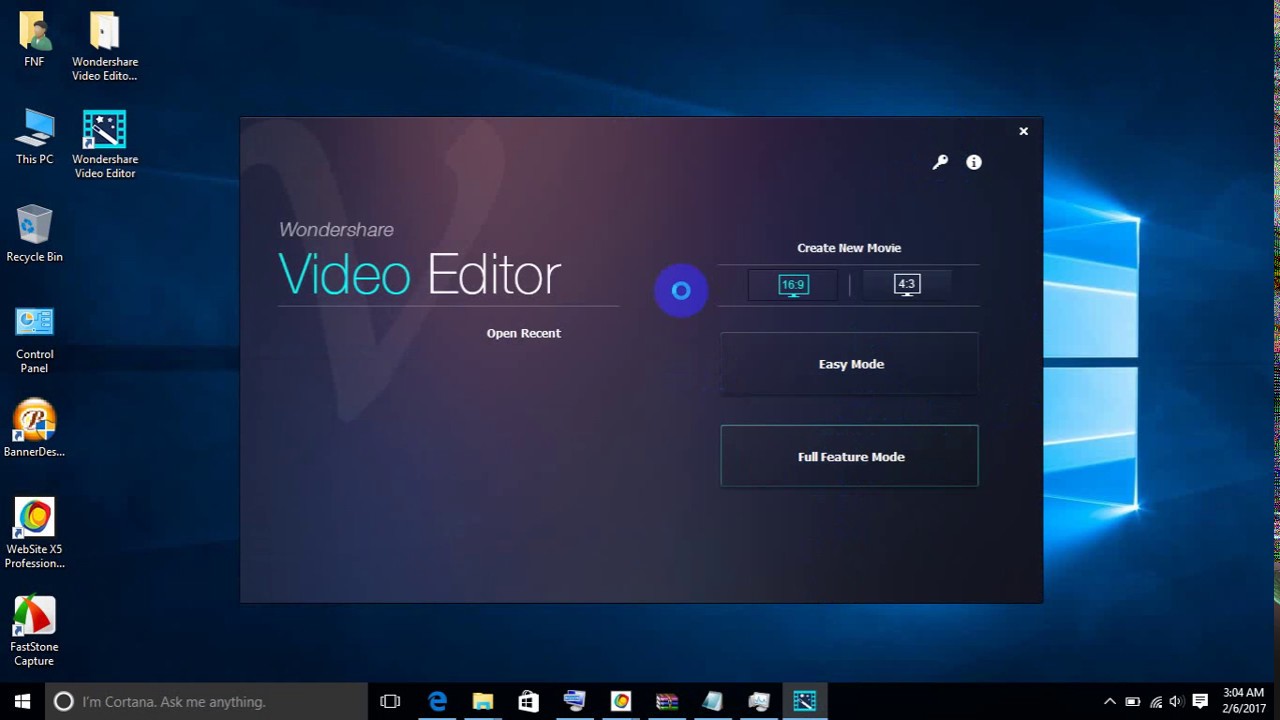 wondershare video editor serial key and email